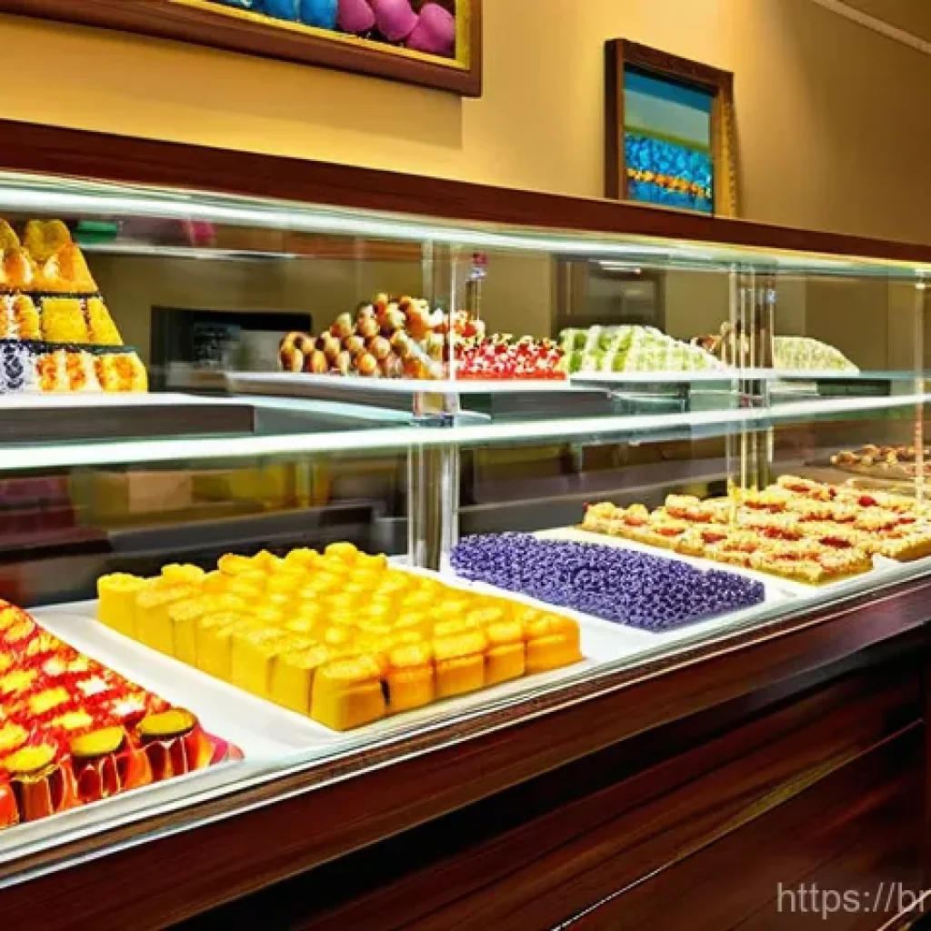 제과업계에서 살아남는 노하우 - Sweet Symphony of Tradition and Innovation**
"A vibrant and bustling Bengali sweet shop interior, sh...