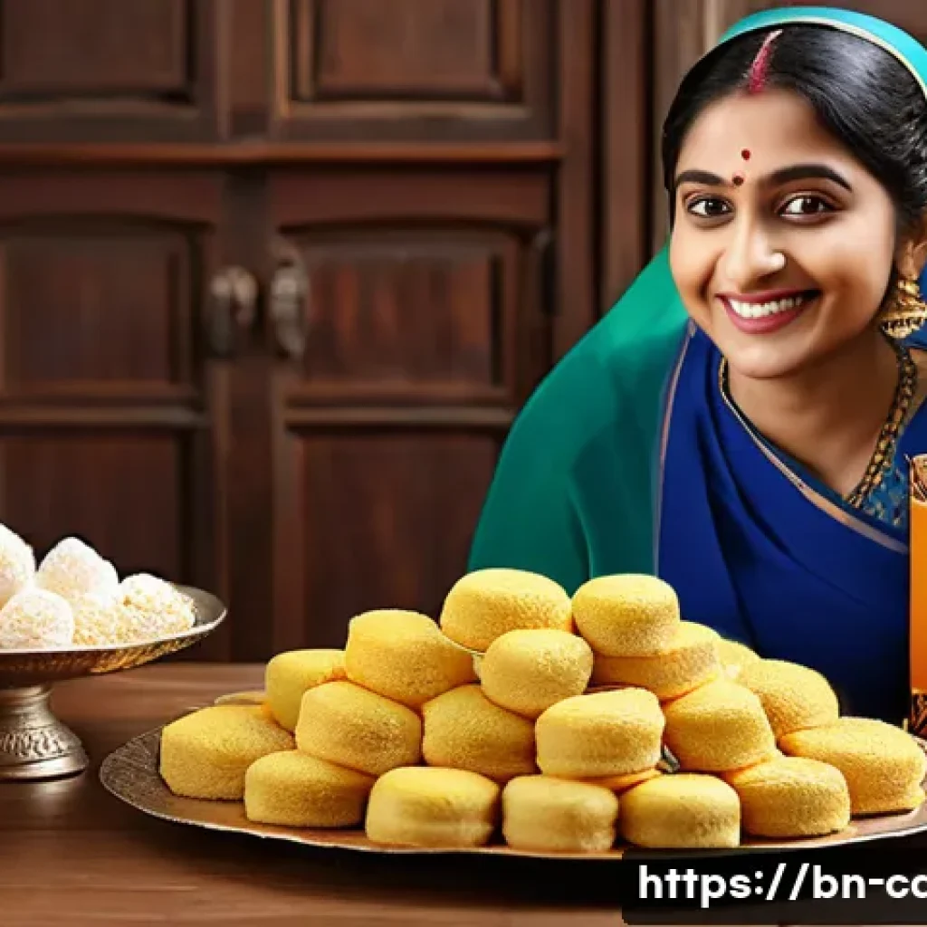 제과 자격증 취득 후 진로 탐색 - **Prompt: A warm and inviting scene featuring a female entrepreneur proudly displaying a variety of ...